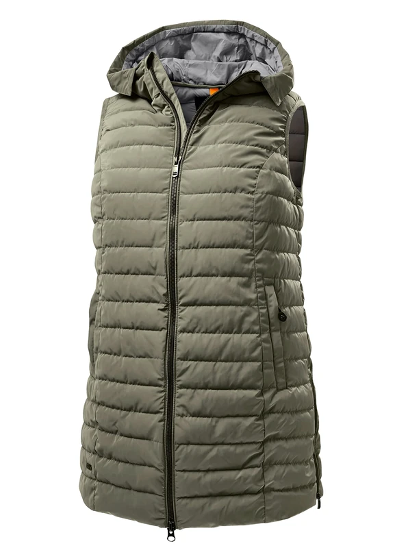 STOY Women's STS 3 Wmn Qltd VST Down Look/Quilted Vest with Hood, Helloliv, 44 (EU) - Image 1
