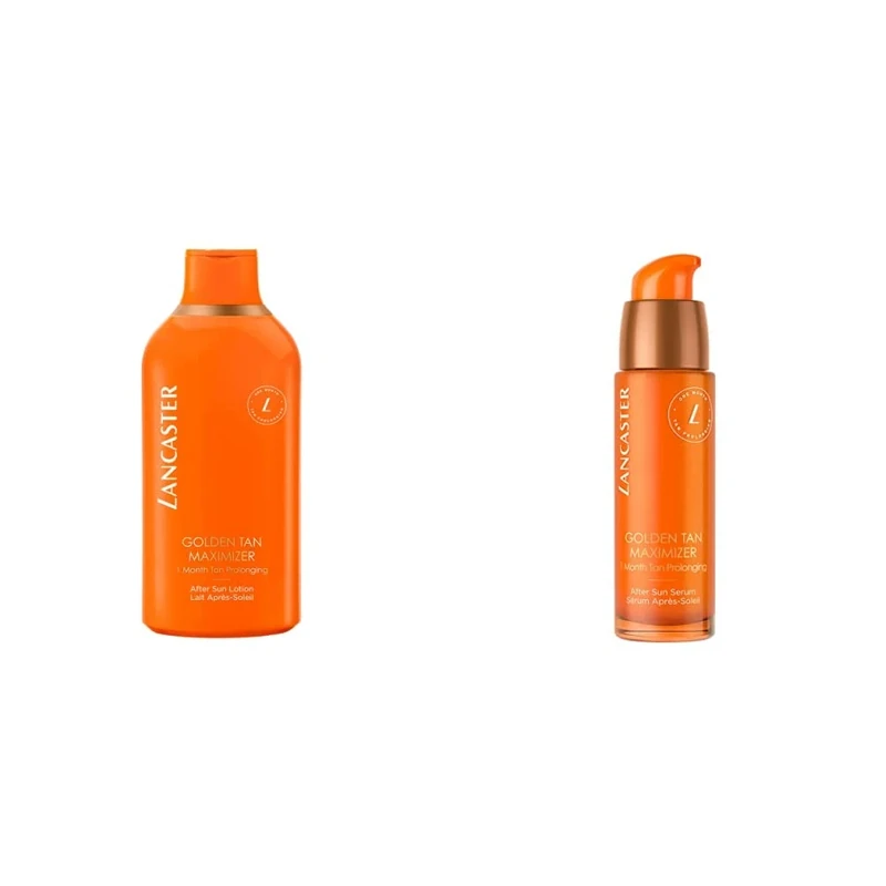 Lancaster Golden Tan Maximizer After Sun Lotion, 400 ml & Golden Tan Maximizer After Sun Serum, 30 ml