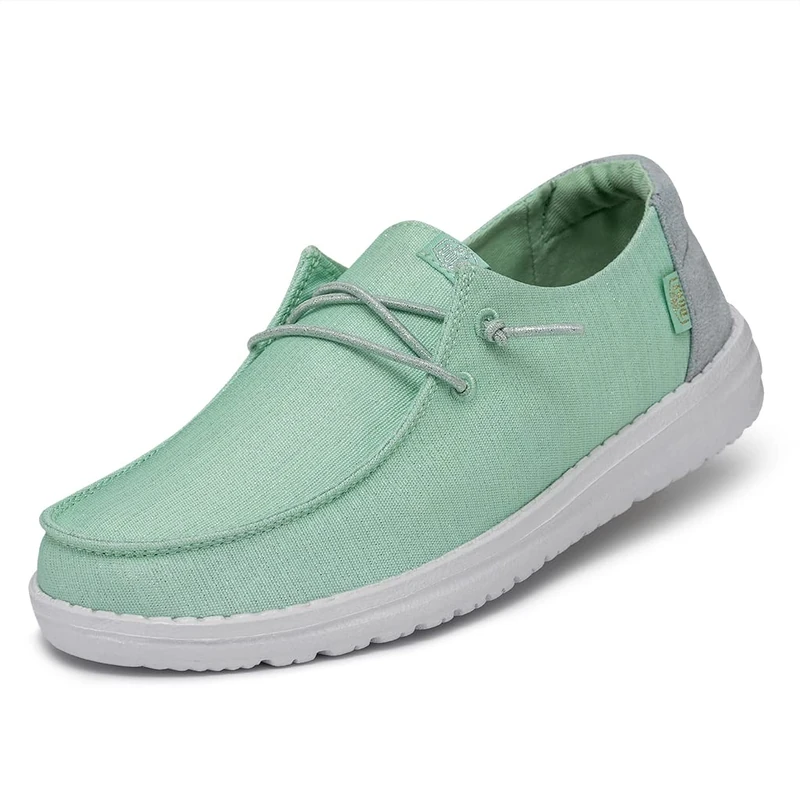 Hey Dude Wendy Glitter Women's Shoes Moon Stone Size EU 42, Moon Stone, 9 UK