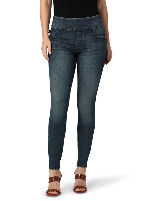Rock & Republic Women's Denim Rx Fever Stretch Jean Legging, Tried and True, 8 Short - Image 1