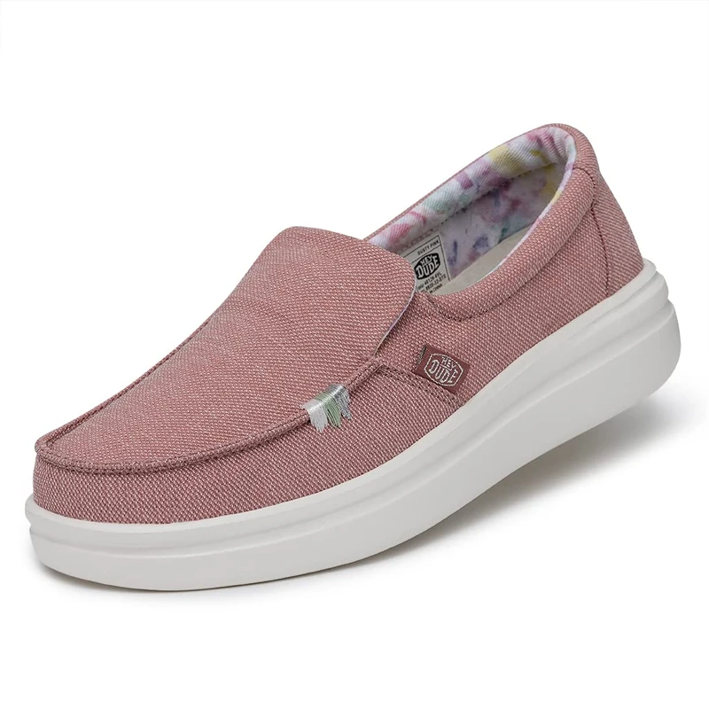 HEYDUDE Misty Rise - Womens Shoes - Dusty Pink - Size EU 40 - Image 1