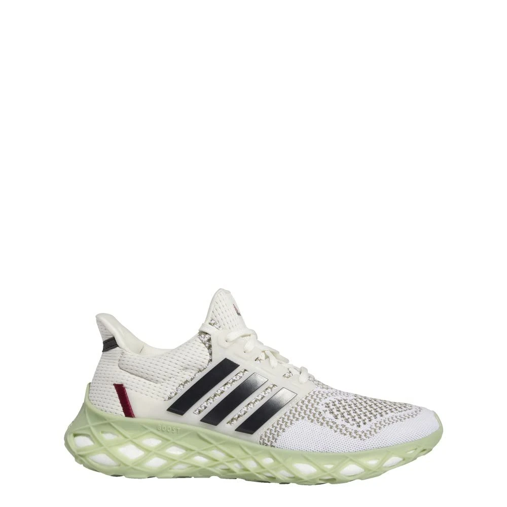 adidas Ultraboost Web DNA Shoes Men's, Core White/Carbon/Orbit Green, Medium