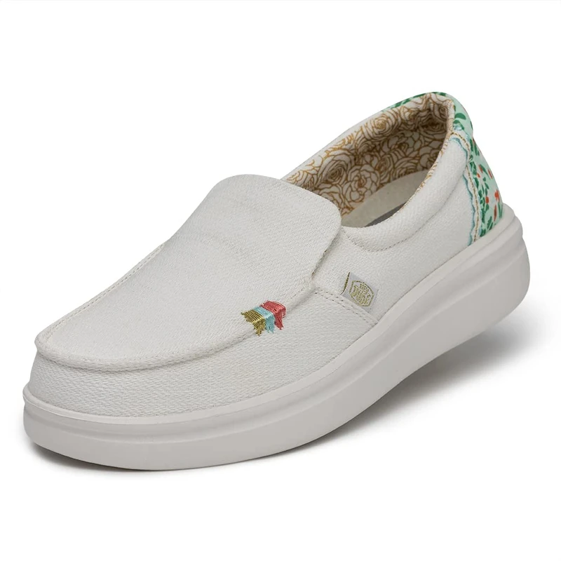 HEYDUDE Misty Rise - Womens Shoes - Azure White - Size EU 41