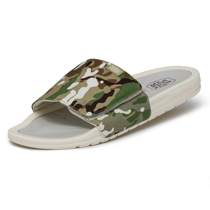 Hey Dude Men's Phoenix CamoSlider, multicoloured, 9 UK