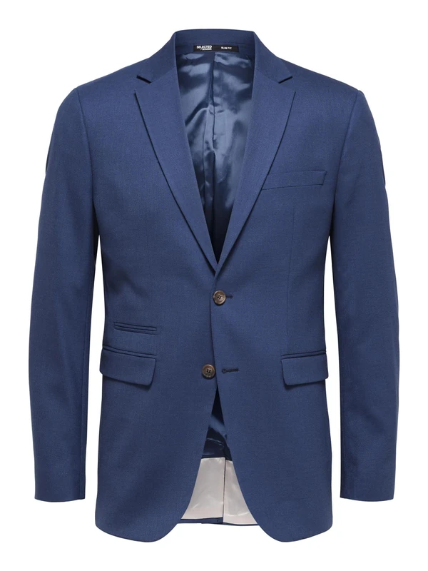 Selected Homme Male Blazer Woven, Blue Depths, 46L