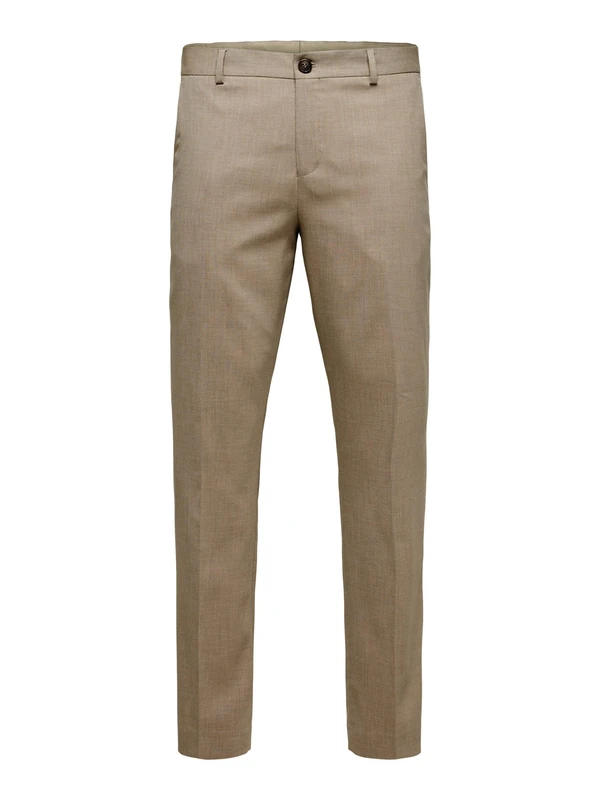 SELETED HOMME Men's Slhslim-Neil TRS B Noos Suit Pants, Sand, 46 - Image 1