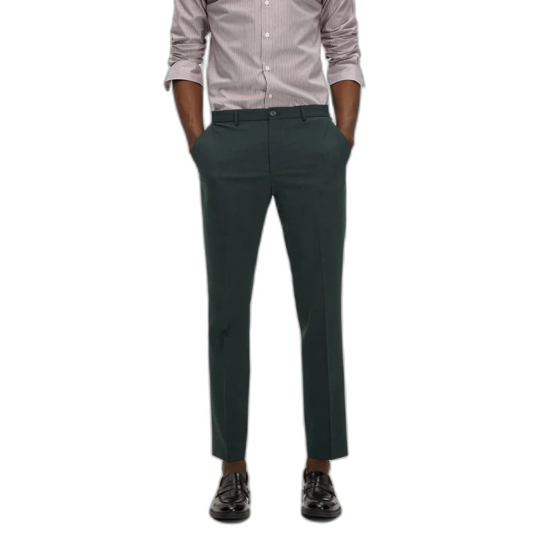 SELETED HOMME Men's Slhslim-Elon TRS Flex B Noos Suit Pants, dunkelgr&uumln, W42