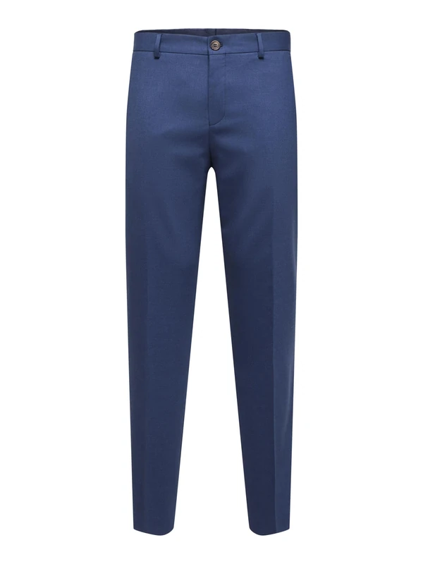 SELECTED HOMME Men's Slhslim-Neil TRS B Noos Suit Trousers, Blue Depths, W46 - Image 1