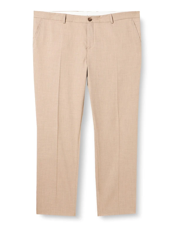Selected Trousers Woven Wool Blend 58, Sand, 58 - Image 1