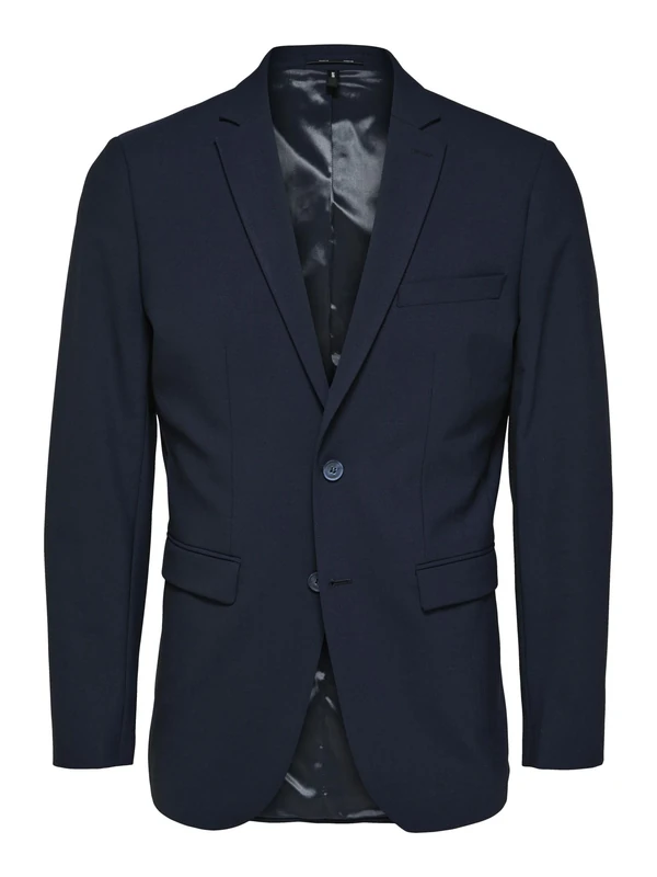 SELECTED HOMME Men's Slhslim-Elon BLZ Flex B Noos Jacket, Blazer Navy, 44R