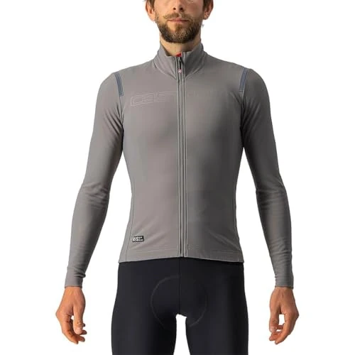 CASTELLI Tutto Nano ROS Jrsy Men's Jacket, Nickel Gray, 3XL - Image 1