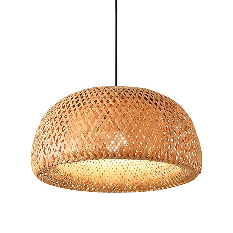 B.LED BARCELONA LED Vintage Wicker Ceiling Light - 45cm