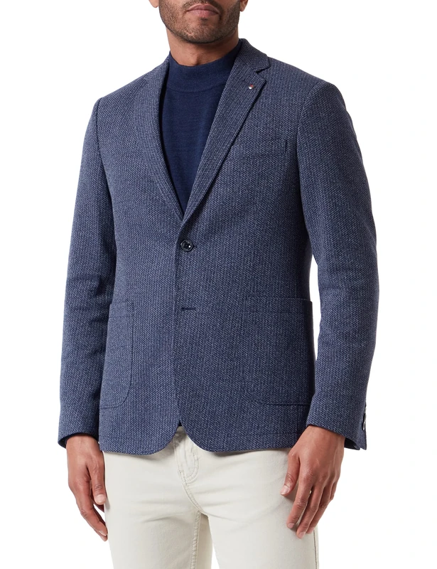 bugatti Men's 398133-39265 Jacket, Marine-380, 50S