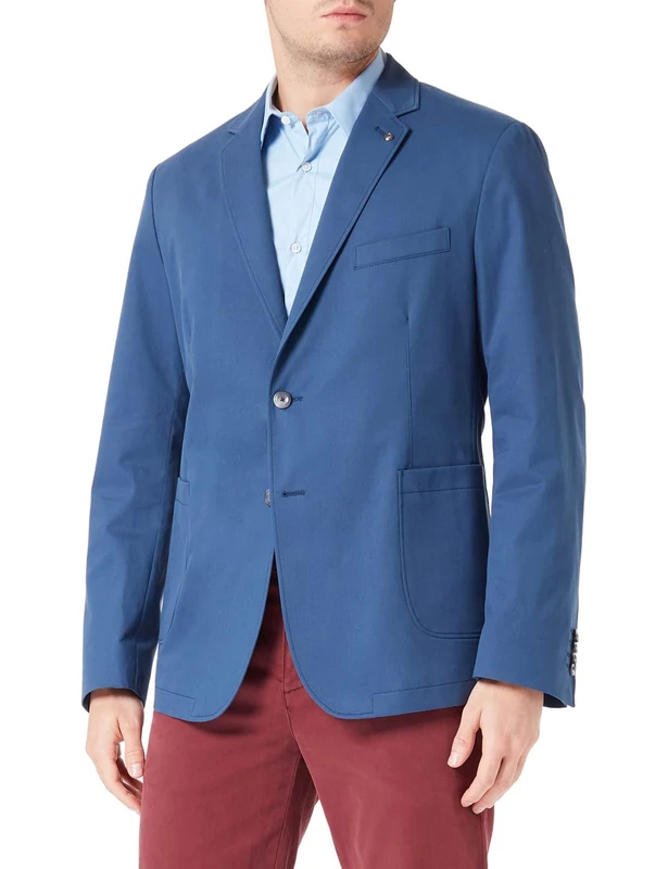 bugatti Men's 398000-39063 Jacket, Blue-360, 42R