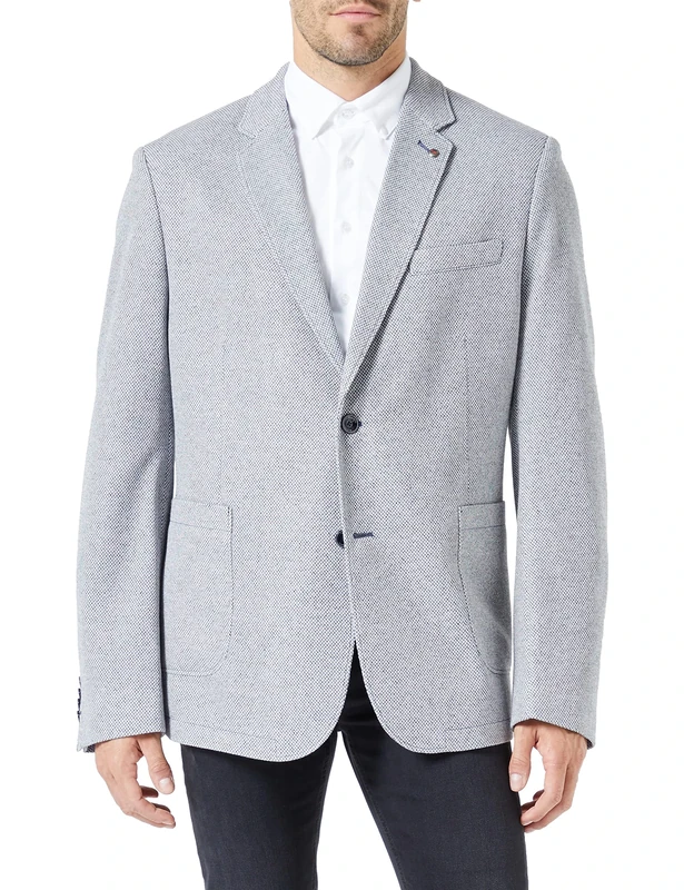 bugatti Men's 398133-39270 Jacket, Blue-360, 42L