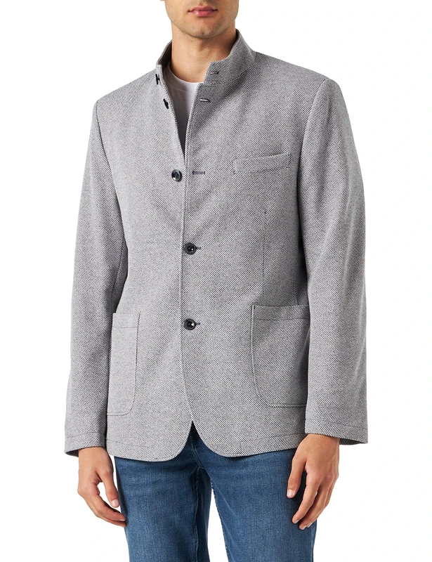 bugatti Men's 399633-39270 Jacket, Blue-360, 31