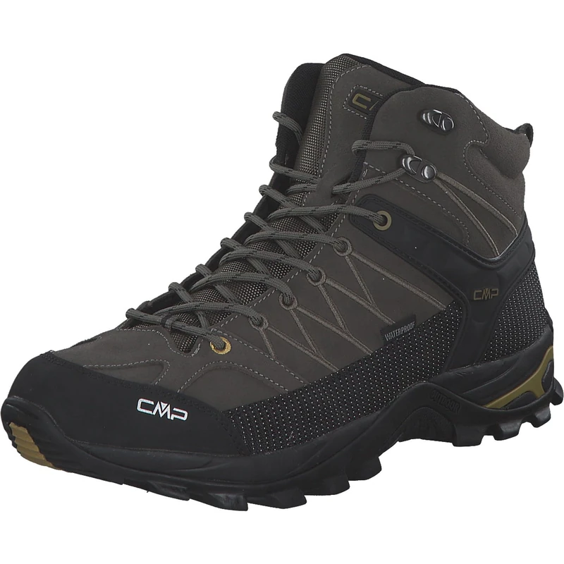 CMP Men's Rigel Mid Trekking Shoe Wp Trekking Shoes, Fango, 12 UK