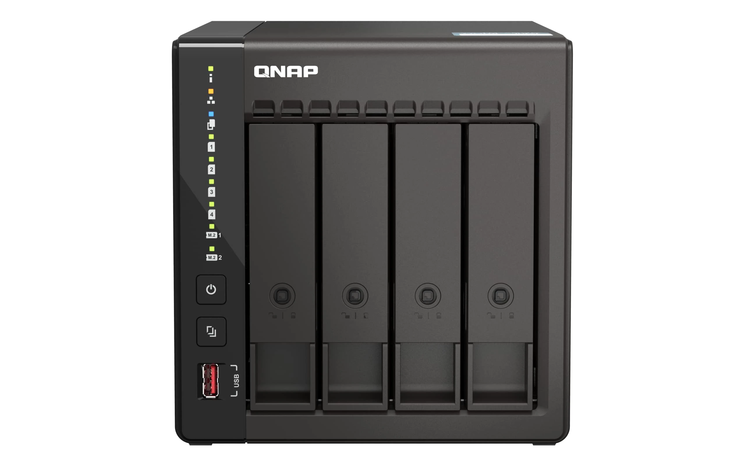 QNAP TS-453E-8G 4-Bay Intel Quad-core CPU Multimedia NAS with Dual 2.5GbE, 8GB RAM