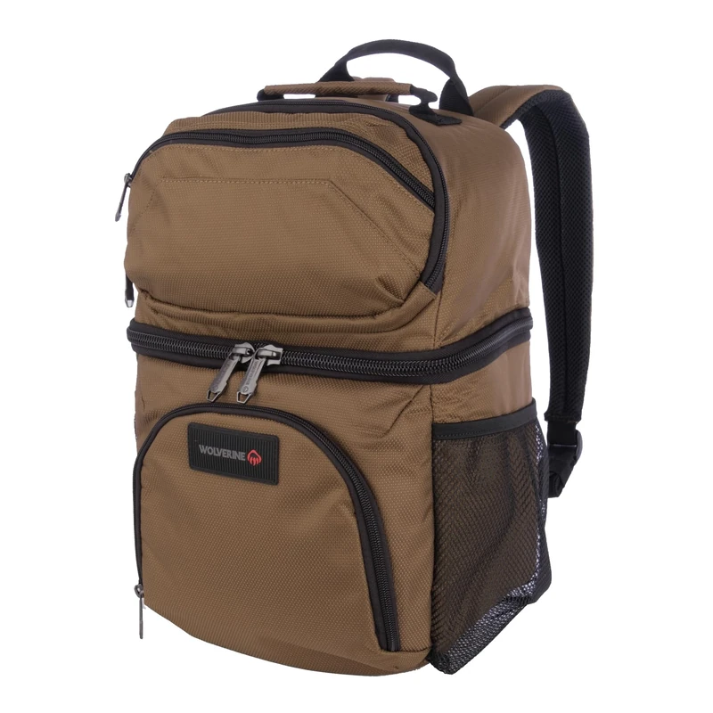 Wolverine 18 can Cooler Backpack, Chestnut, One Size