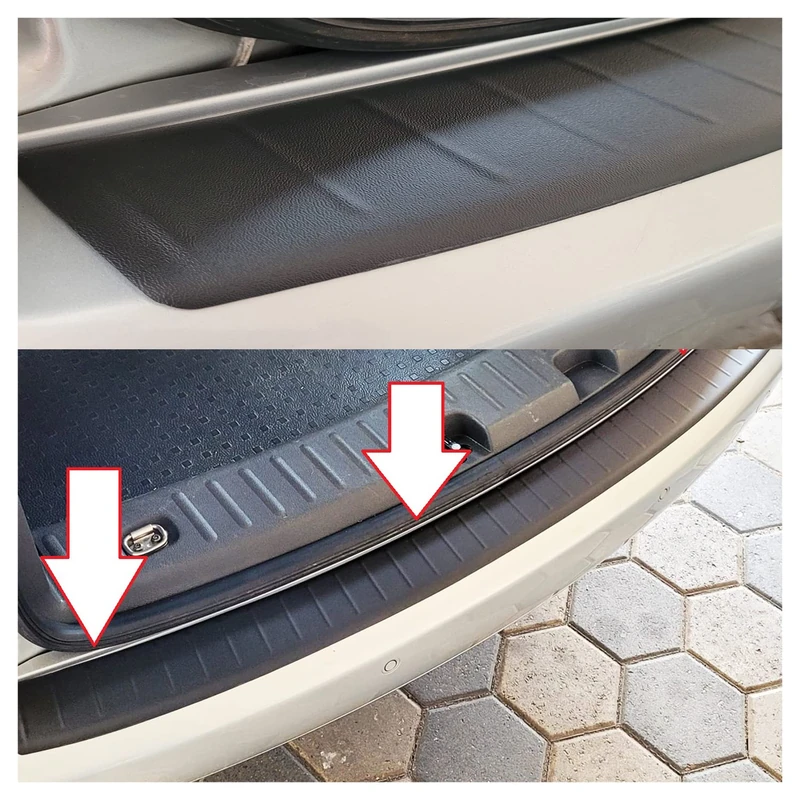 ABS Boot Sill Protector in Black for Hyundai Kona (2017)