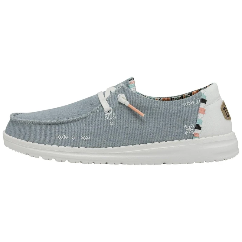 HEYDUDE Wendy Boho - Womens Shoes - Light Denim - Size EU 36