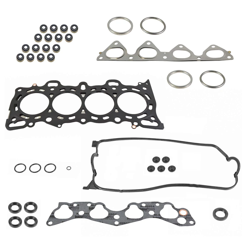 TRQ Head Gasket Set Kit Compatible with Honda Civic 1.6L D16Y5 D16Y7 D16Y8 Engines - Image 1