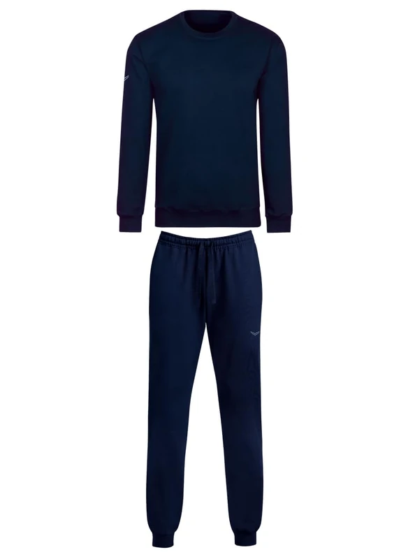 Trigema Men's 6795018 Leisure Suit, Navy, 3XL