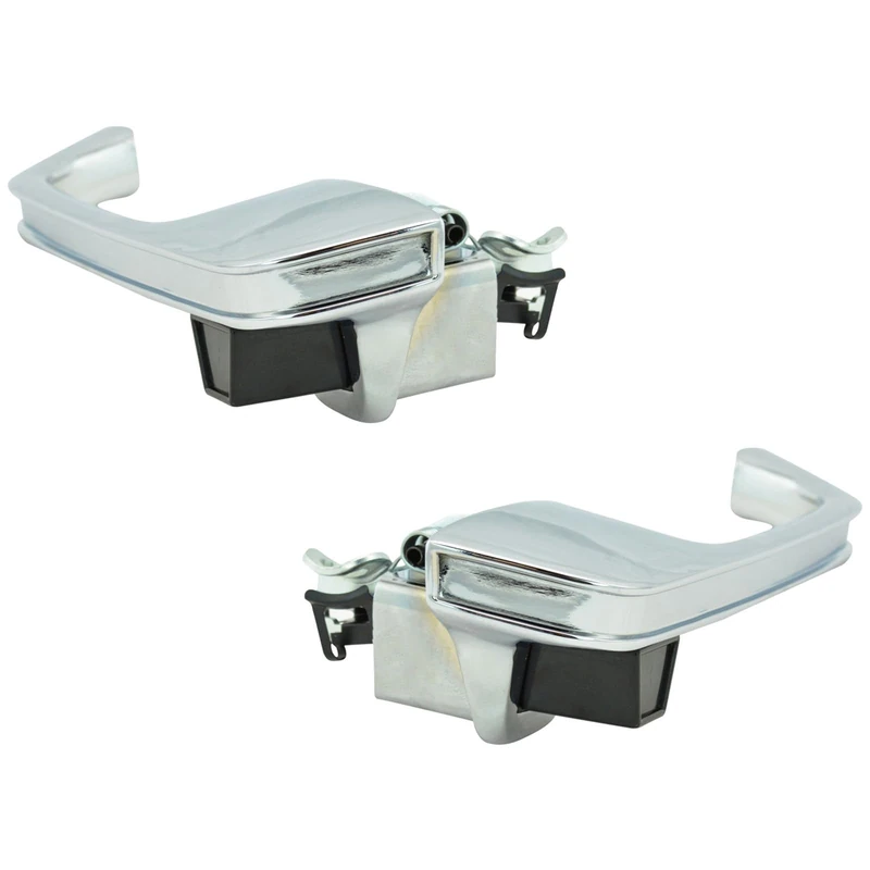 TRQ Left and Right Exterior Door Handle Set Drivers Side Compatible with 73-91 Chevrolet GMC