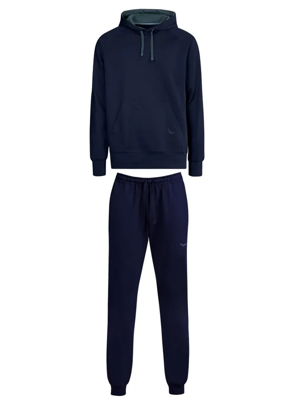 Trigema Men's 6799058 Leisure Suit, Navy, XL