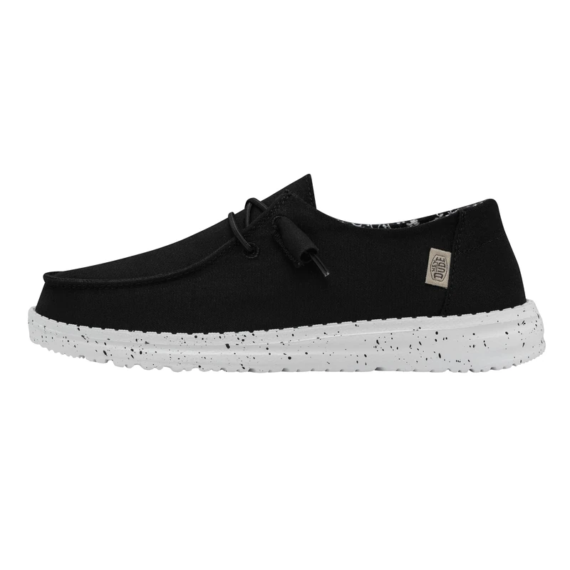 HEYDUDE Wendy Basic - Womens Shoes - Black Odyssey - Size EU 37