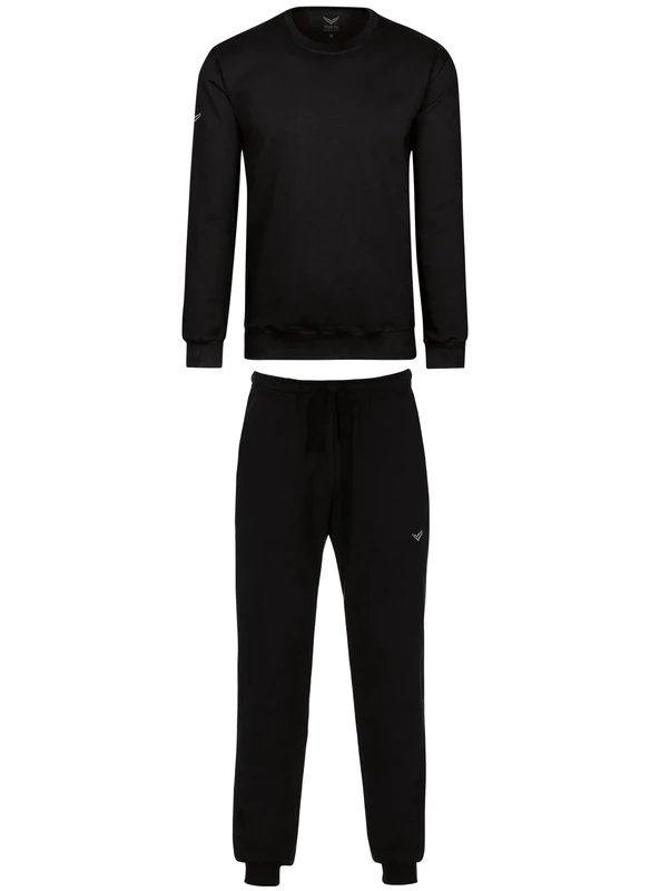 Trigema Men's 6795018 Leisure Suit, Black, M