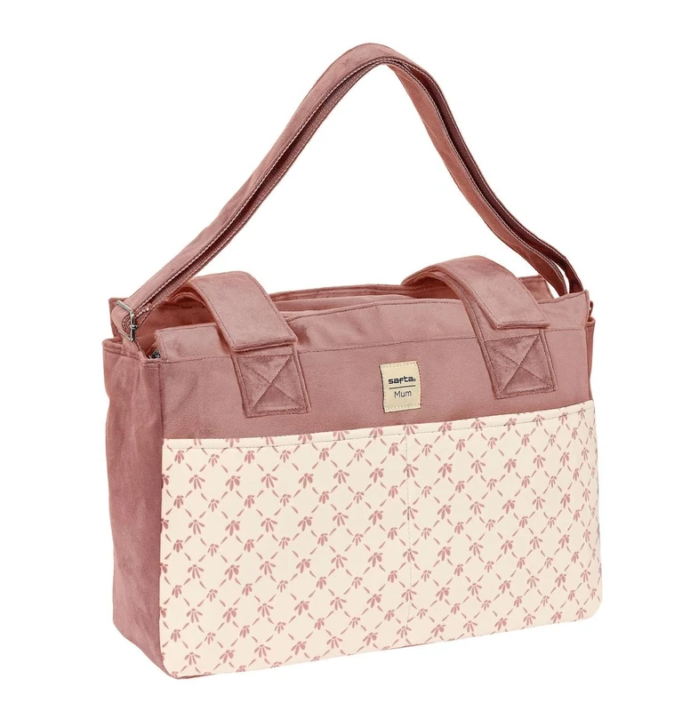 SAFTA Unisex Kid's Article Bag Adaptable Trolley Baby Accessories Marsala, Multicoloured, M