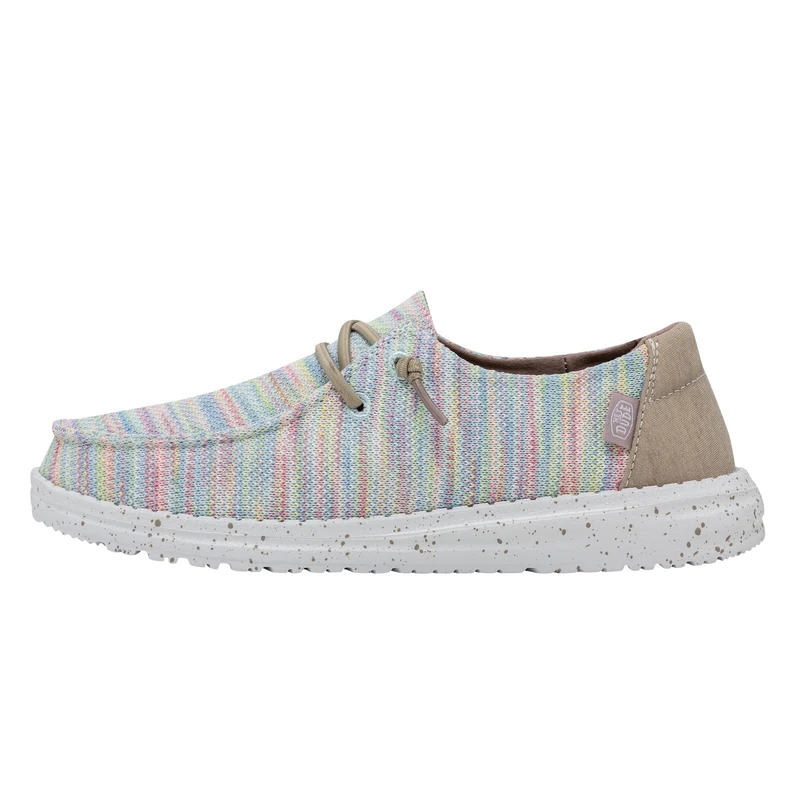 Hey Dude Women's Wendy Sox Moc Toe Shoes, Aurora White, 40 EU, Aurora White, 8 UK