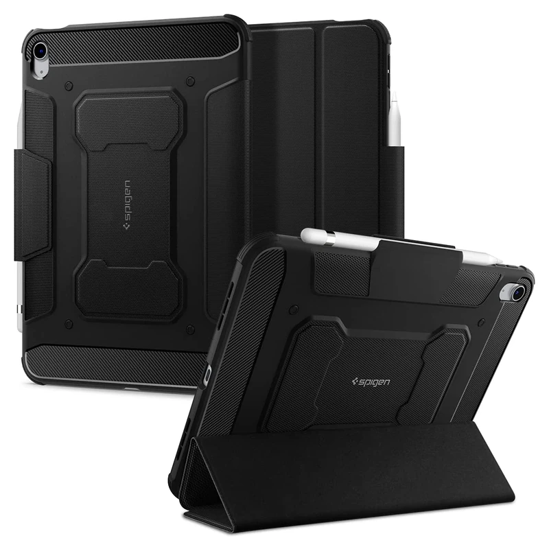Spigen Rugged Armor Pro Case Compatible with iPad 11 inch 11th Generation (2025), iPad 10.9 inch 10th Generation (2022) - Black