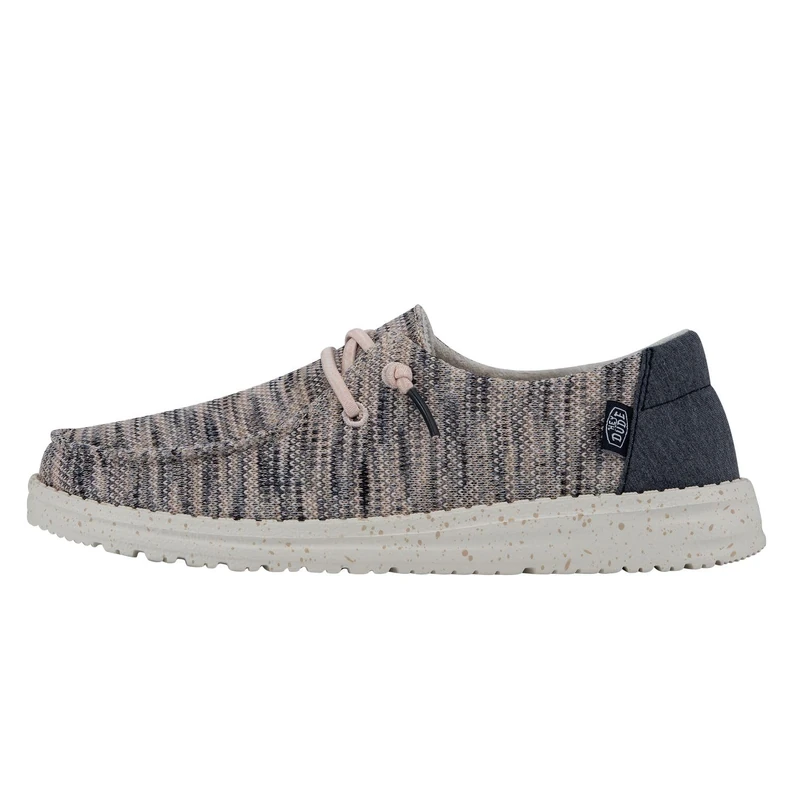 Hey Dude Wendy Sox Moc Toe Shoes Women's, Light Pink, 9 UK