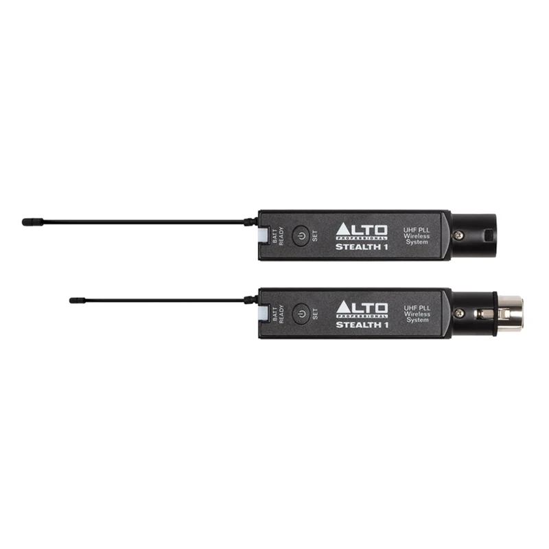 ALTO Stealth 1 Mono UHF XLR Wireless Audio System, Transmitter and Receiver for Powered Speakers, Mixers and Dynamic Microphones