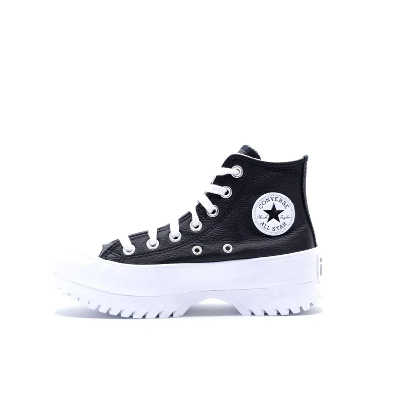 CONVERSE A03704C Chuck Taylor All Star Lugged 2.0 Leather Men Black/EGRET/White UK 6.5