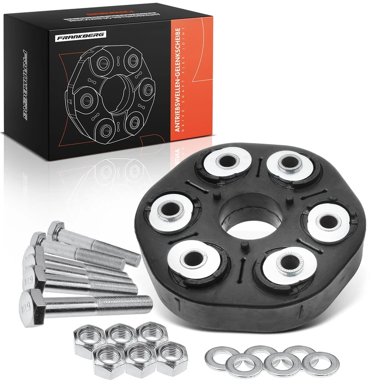 Frankberg Propshaft Joint Compatible with 1 Series 2007-2009 3 Series 2004-2013 5 Series 2002-2010 6 Series 2004-2010 7 Series 2003-2008 X3 2006-2011 Replace# 26111229754