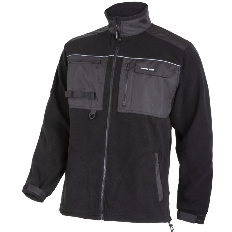 Lahti PRO Lahti Fleece Sweatshirt with Black Reinforcement, 420 g/m², CE