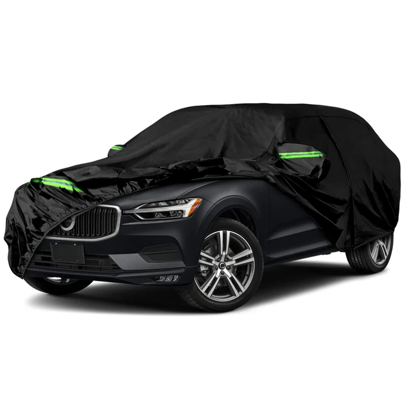Waterproof Car Covers Replace for 2008-2022 Volvo XC60, 6 Layers All Weather Custom-fit Car Cover with Zipper Door & Windproof Bands for Snow Rain Dust Hail Protection (XC60)