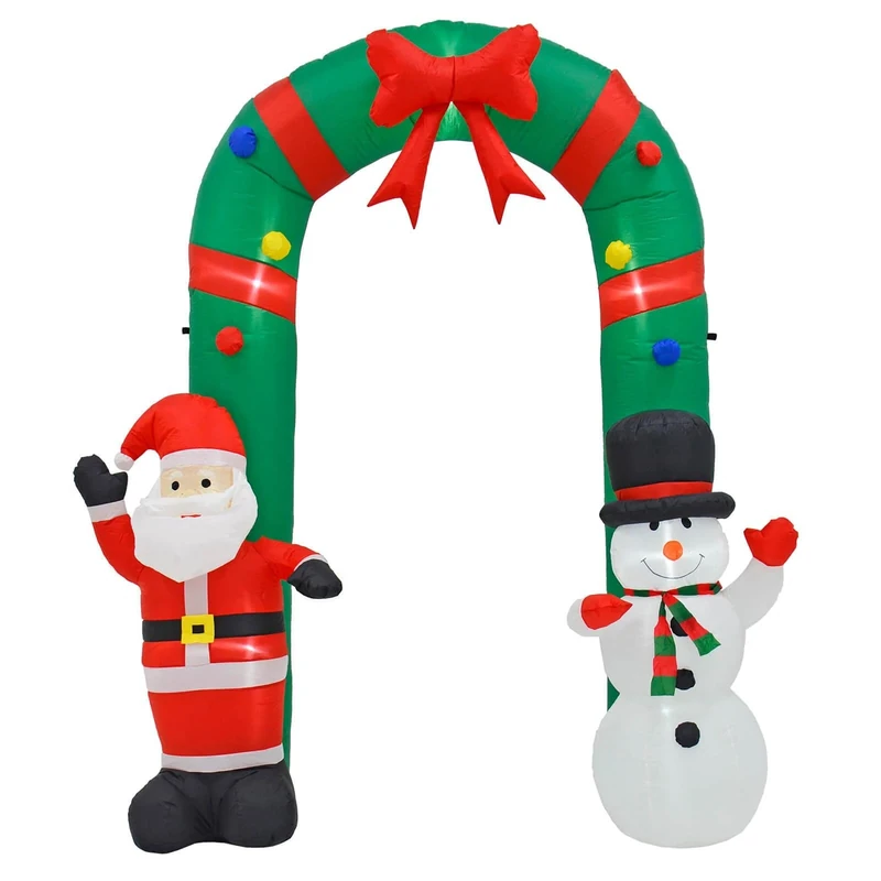 Mr Crimbo 8ft x 6.5ft Inflatable Santa Snowman Arch
