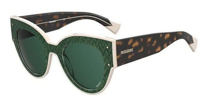 Missoni Mis 0063/s P8J/QT DKGREEN HVNA Sunglasses Women's Acetate, Standard, 51