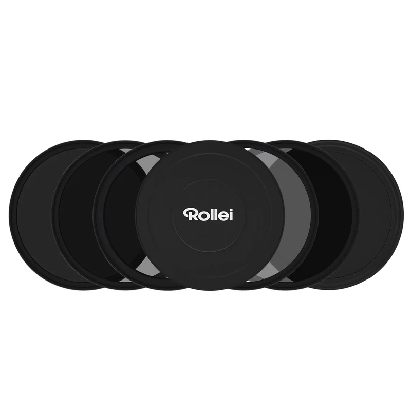 Rollei F:X Pro Mark II Magnetic ND Round Filter Set 72 mm Rollei Magnetic Filter/Grey Filter Set Consisting of CPL, ND8, ND64, ND1000 and Magnetic Base Ring Ideal for Long Exposure