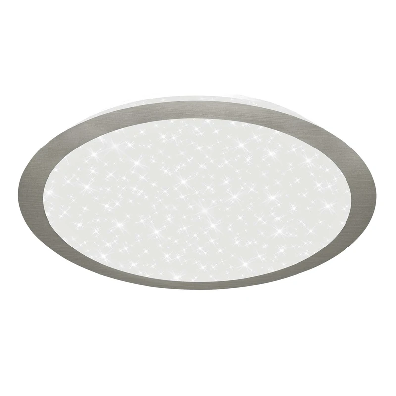 Briloner LED Ceiling Light - Matte Nickel Star Decoration