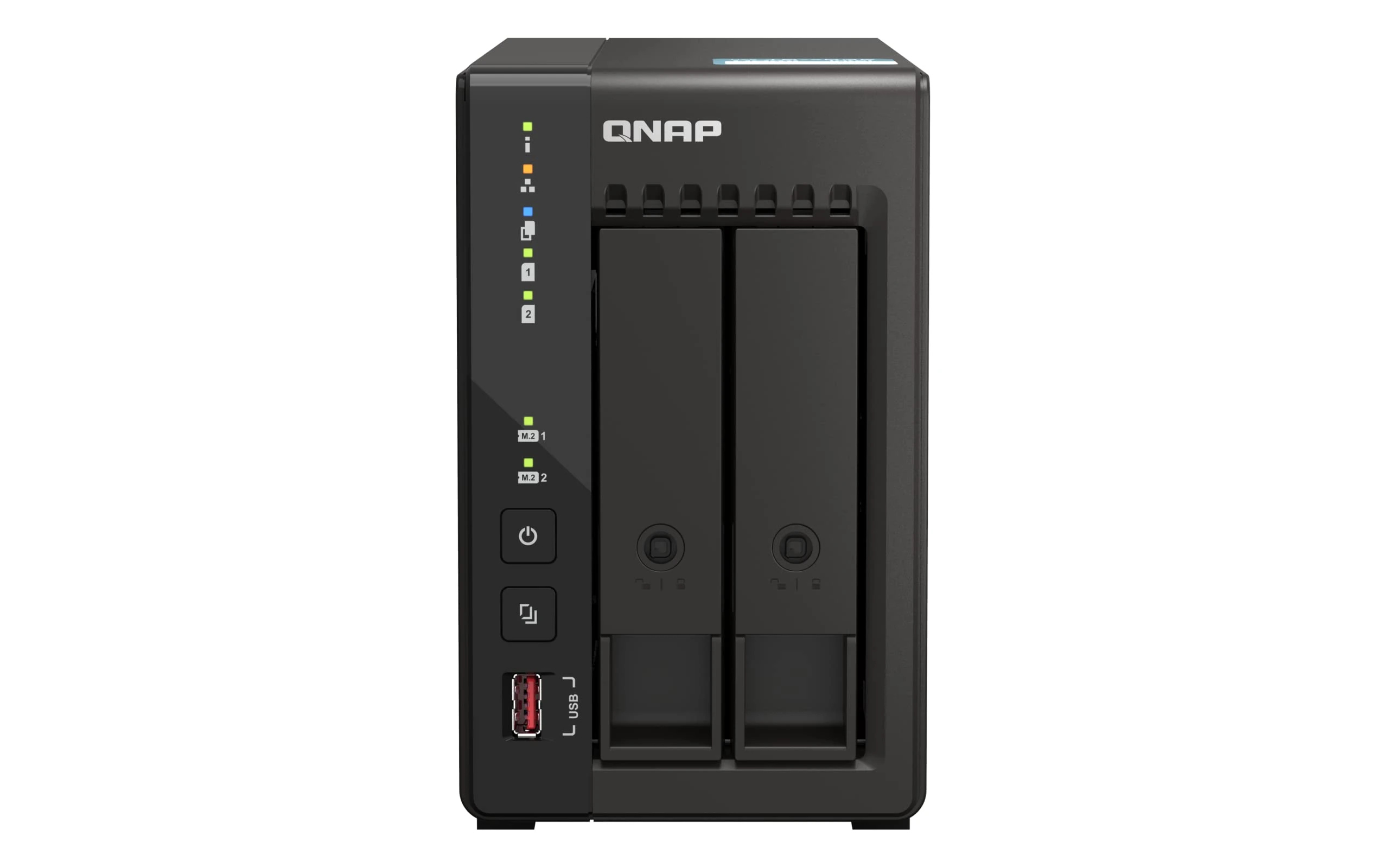 QNAP TS-253E-8G 2-Bay Intel Quad-core CPU Multimedia NAS with Dual 2.5GbE, 8GB RAM