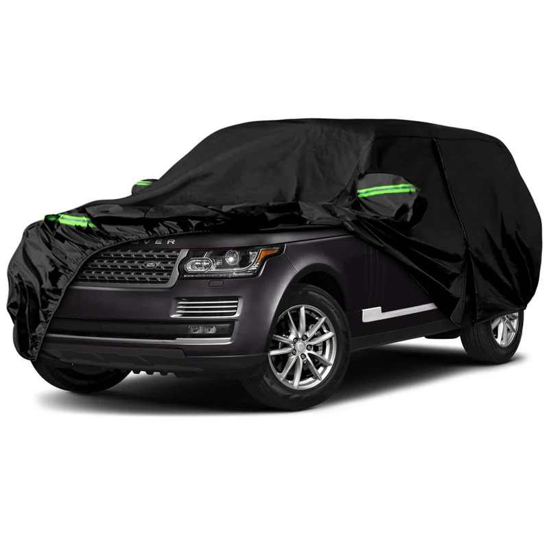 Waterproof Car Covers Replace for 2014-2023 Land Rover Range Rover LWB, 6 Layers All Weather Custom-fit Car Cover with Zipper Door & Windproof Bands for Snow Rain Dust Hail Protection (LWB)