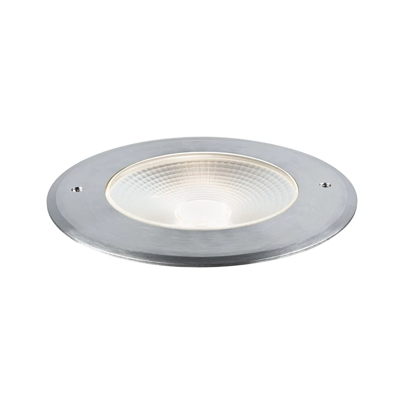 Paulmann 94748 LED outdoor luminaire recessed floor luminaire Vane seawater resistant IP67 round 160mm 3000K 15.5W 800lm 230V aluminium warm white