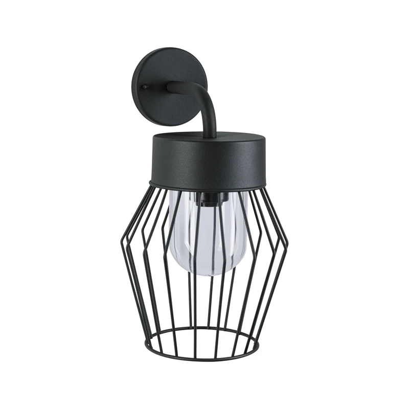 Paulmann Lanka 94736 Outdoor Wall Light IP44 205 x 237 mm Maximum 40 W 230 V Anthracite Aluminium Without Bulb E14