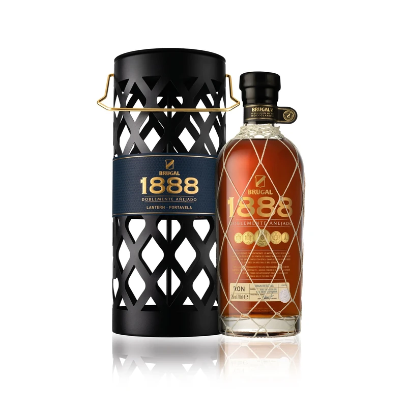 Brugal 1888 Double Aged Rum 70cl Gift Pack