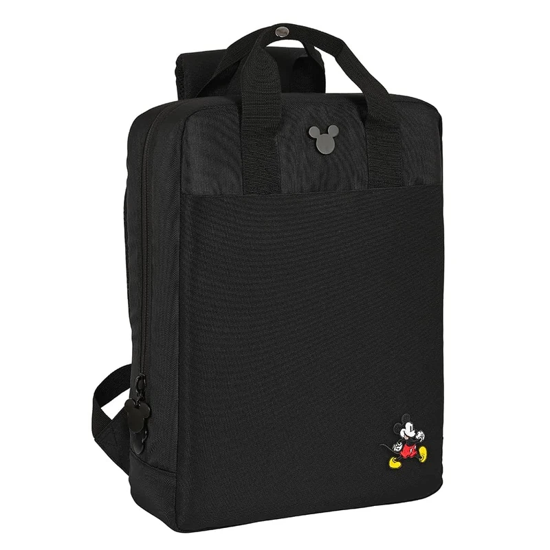 SAFTA Unisex Kid's Article Laptop Backpack 13.3''+USB Mickey Mouse Premium, Multicoloured, M